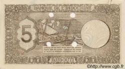5 Francs Palestine Spécimen DJIBUTI  1945 P.14s AU