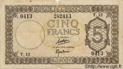 5 Francs Palestine YIBUTI  1945 P.14 RC