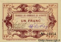 1 Franc DJIBUTI  1919 P.24 FDC