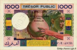 1000 Francs DJIBOUTI  1952 P.28s AU