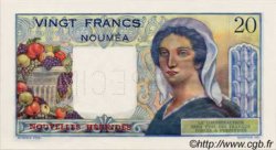 20 Francs NUOVE EBRIDI  1941 P.08as FDC