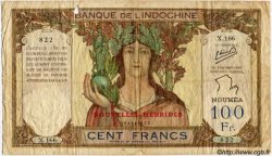 100 Francs NEW HEBRIDES  1941 P.10var F
