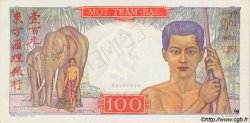 100 Piastres Spécimen FRENCH INDOCHINA  1947 P.082as UNC-
