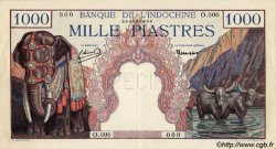 1000 Piastres Spécimen FRENCH INDOCHINA  1948 P.084s1 AU