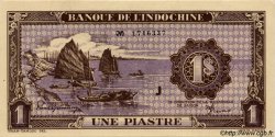 1 Piastre violet FRENCH INDOCHINA  1943 P.060