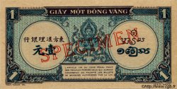 1 Piastre bleu FRENCH INDOCHINA  1944 P.059as UNC
