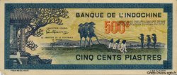 500 Piastres bleu FRANZÖSISCHE-INDOCHINA  1944 P.068 fVZ