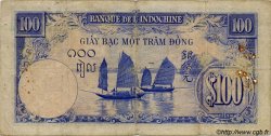 100 Piastres INDOCHINA  1945 P.079a RC