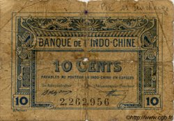10 Cents FRENCH INDOCHINA  1920 P.043