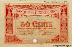 50 Cents INDOCINA FRANCESE  1920 P.047as q.SPL