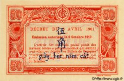 50 Cents INDOCINA FRANCESE  1920 P.047s FDC