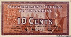 10 Cents FRENCH INDOCHINA  1939 P.085d UNC