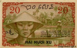 20 Cents FRENCH INDOCHINA  1939 P.086a AU