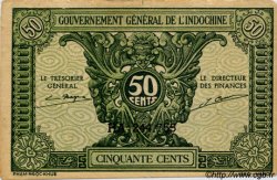 50 Cents FRANZÖSISCHE-INDOCHINA  1943 P.091