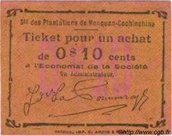 10 cents INDOCINA FRANCESE  1920  FDC