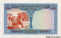 1 Piastre - 1 Dong Spécimen FRENCH INDOCHINA  1954 P.105s UNC