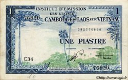 1 Piastre - 1 Dong FRENCH INDOCHINA  1954 P.105