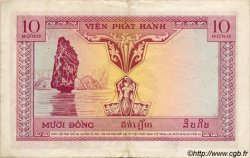 10 Piastres - 10 Dong FRENCH INDOCHINA  1953 P.107 VF+
