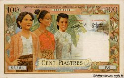 100 Piastres - 100 Riels FRENCH INDOCHINA  1954 P.097 VF