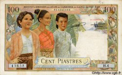 100 Piastres - 100 Dong FRANZÖSISCHE-INDOCHINA  1954 P.108 S