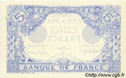 5 Francs BLEU lion inversé FRANCIA  1916 F.02bis.04 q.FDC
