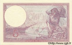 5 Francs FEMME CASQUÉE FRANCE  1929 F.03.13 UNC-