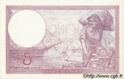 5 Francs FEMME CASQUÉE modifié FRANCIA  1939 F.04.04 q.FDC