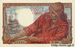 20 Francs PÊCHEUR FRANCE  1950 F.13.17 AU+