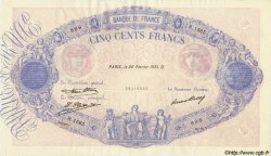 500 Francs BLEU ET ROSE FRANCIA  1931 F.30.34 EBC