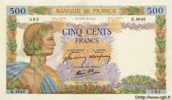 500 Francs LA PAIX FRANCE  1942 F.32.29 AU