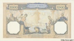 1000 Francs CÉRÈS ET MERCURE FRANCIA  1937 F.37.10 AU