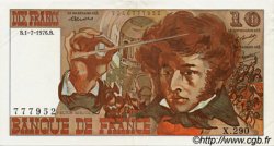 10 Francs BERLIOZ FRANCE  1976 F.63.19 AU-