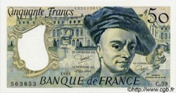 50 Francs QUENTIN DE LA TOUR FRANCE  1984 F.67.10 AU+