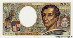 200 Francs MONTESQUIEU FRANCE  1990 F.70.10c UNC-