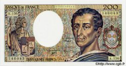 200 Francs MONTESQUIEU modifié FRANCE  1994 F.70/2.01 UNC
