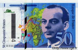 50 Francs SAINT-EXUPÉRY modifié Barre FRANCE  1996 F.73f7.02 UNC