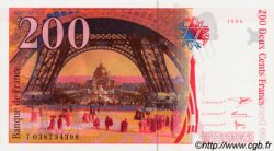 200 Francs EIFFEL FRANCIA  1996 F.75.03a FDC