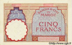 5 Francs MAROKKO  1922 P.23Abs fST+