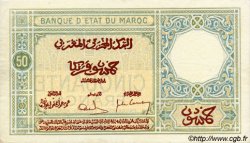 50 Francs MARUECOS  1928 P.13 EBC