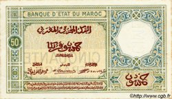 50 Francs MAROKKO  1920 P.13s VZ