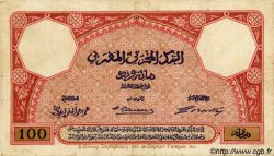 100 Francs MAROCCO  1921 P.14 q.MB