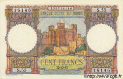 100 Francs MOROCCO  1952 P.45