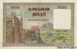 1000 Francs MOROCCO  1951 P.47s AU