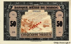 50 Francs MAROC  1943 P.26s