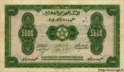 5000 Francs MAROCCO  1943 P.32 BB