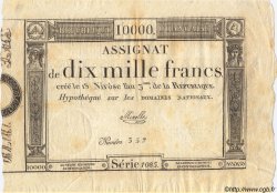 10000 Francs FRANCE  1795 Laf.177 TTB