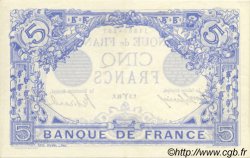 5 Francs BLEU FRANCIA  1915 F.02.25 EBC+