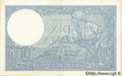 10 Francs MINERVE modifié FRANCE  1942 F.07.31 XF+