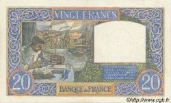 20 Francs TRAVAIL ET SCIENCE FRANCIA  1941 F.12.12 AU