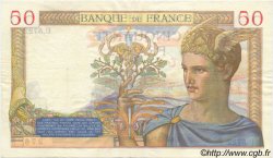 50 Francs CÉRÈS FRANCIA  1937 F.17.35 q.SPL